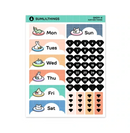 SumNohThings - Date Covers | Sticker Sheet