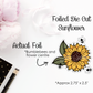 Sunflower | Foiled Die Cut