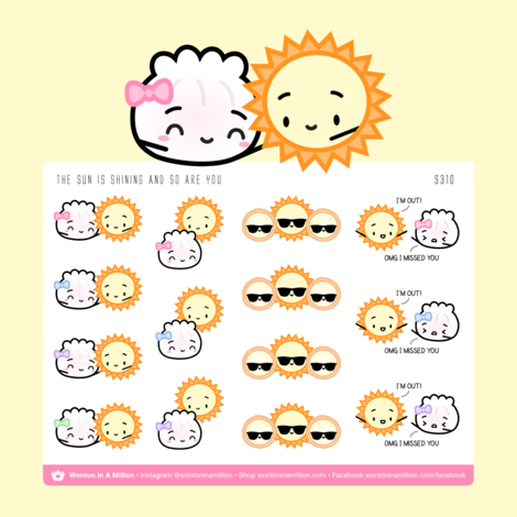 Sunny Day | Sticker Sheet
