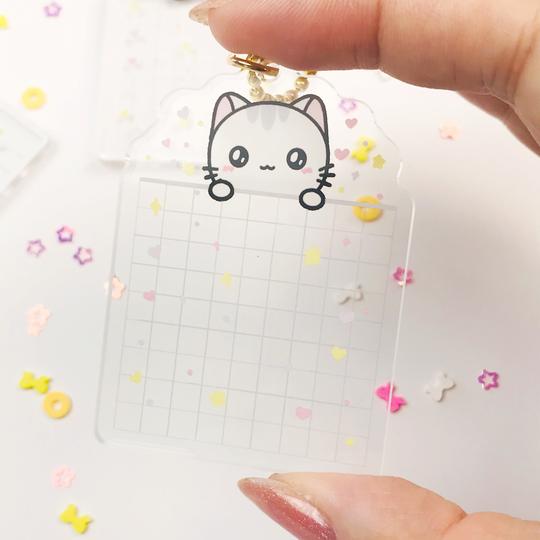 Sushi the Cat Peek-a-Boo | Mini Washi Card