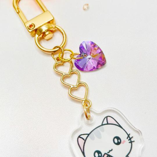 Sushi the Cat Holding Pen Planner | Keychain