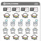 Teacher Hamster | Sticker Sheet