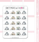 Tent Camping | Sticker Sheet