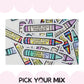 Thank You Postie - Crayon | Sticker Flake (set of 12)