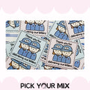 Thank You Postie - Stamp | Sticker Flake (set of 15)