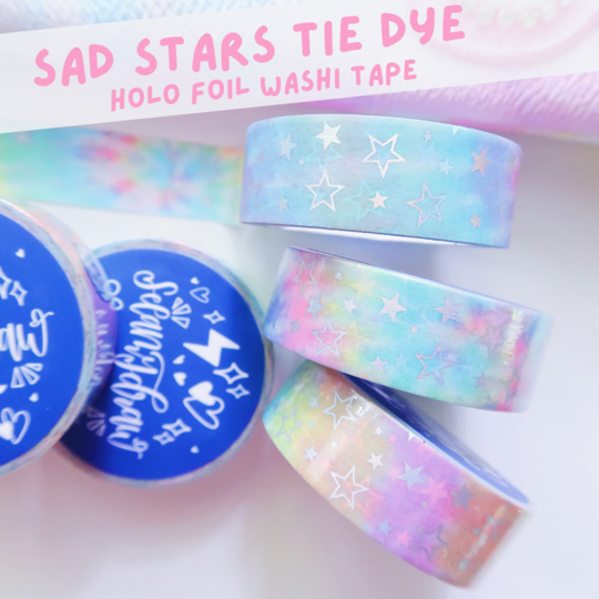SAD Stars Tie Dye | Washi