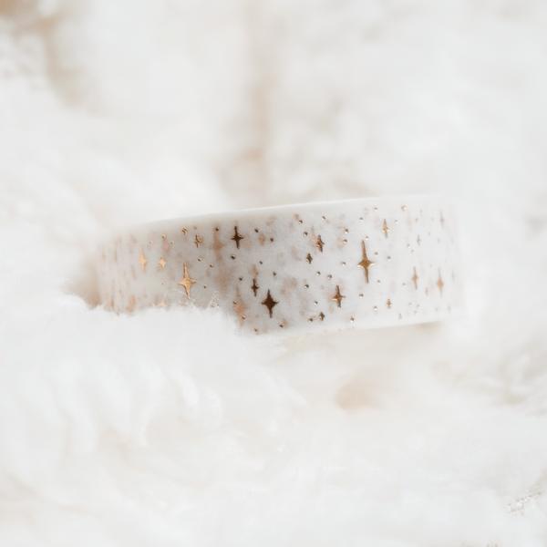 To The Stars - White and Gold | Washi