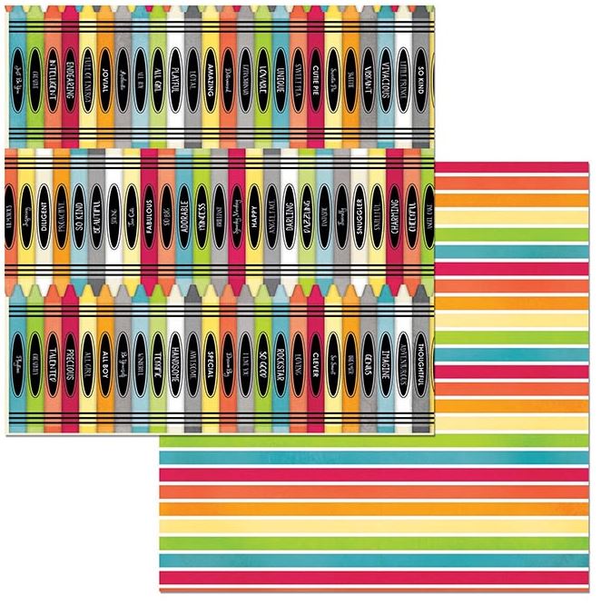 Toy Box Colors | 12x12 Patterned Paper