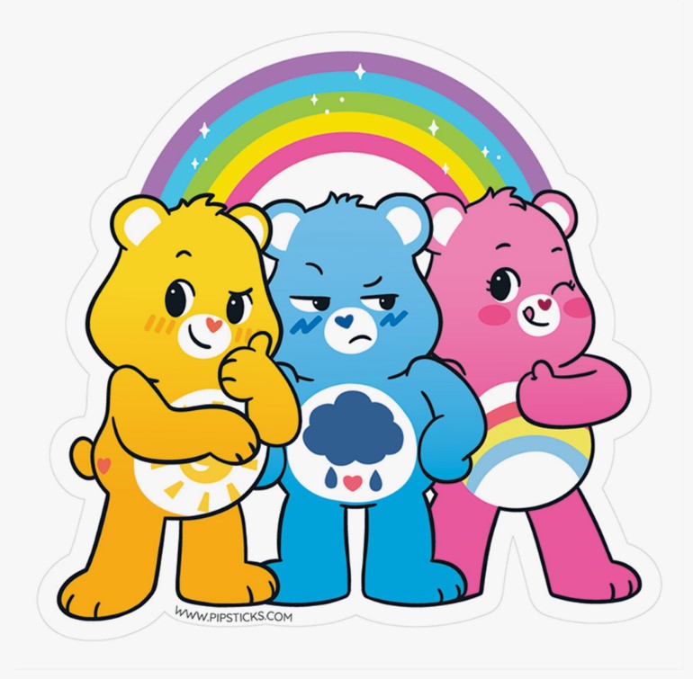 Care Bears: Trio | Vinyl Sticker