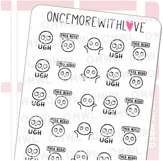 Ugh, This Bish | Sticker Sheet