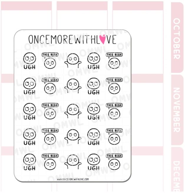 Ugh, This Bish | Sticker Sheet