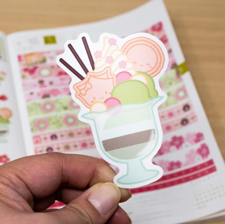 Matcha Sakura - Parfait | Vinyl Sticker