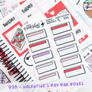 Valentine's Bay Boxes | Sticker Sheet