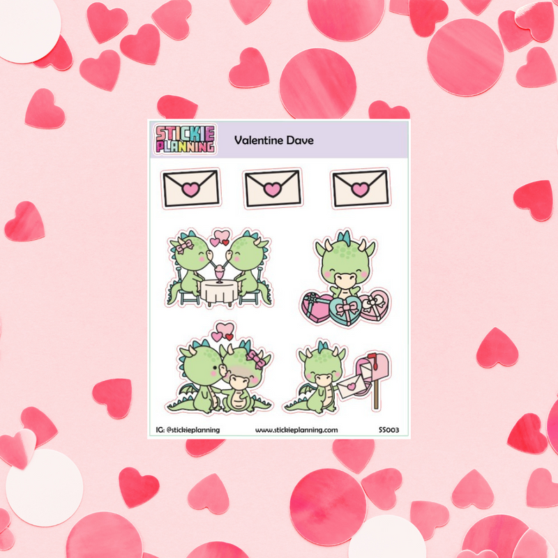 Valentine Dave | Sticker Sheet