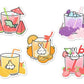 Lil' Splash of Fruits | Vinyl Stickers