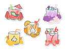 Lil' Splash of Fruits | Vinyl Stickers