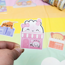 Dimsum Town - Steamie's Boba Shop | Vinyl Sticker