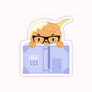 Dimsum Town - Crabby's Library | Vinyl Sticker