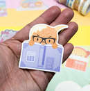 Dimsum Town - Crabby's Library | Vinyl Sticker