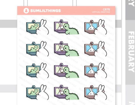 Virtual Meeting | Sticker Sheet