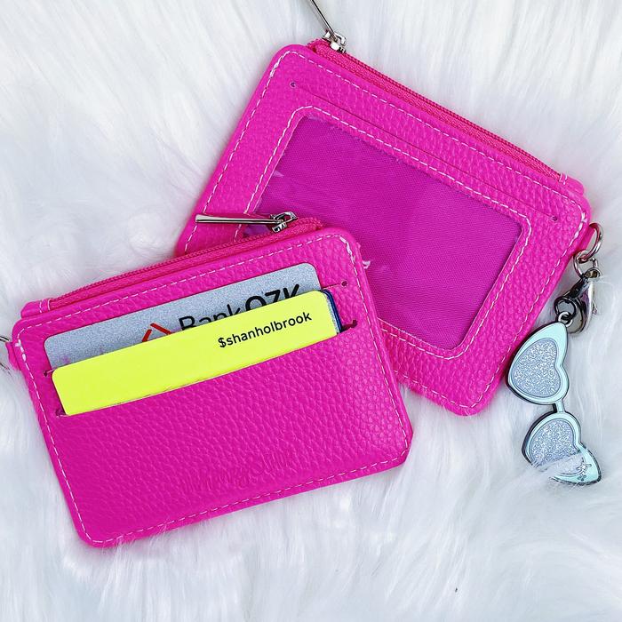 Hot Pink Vegan Leather | Wallet