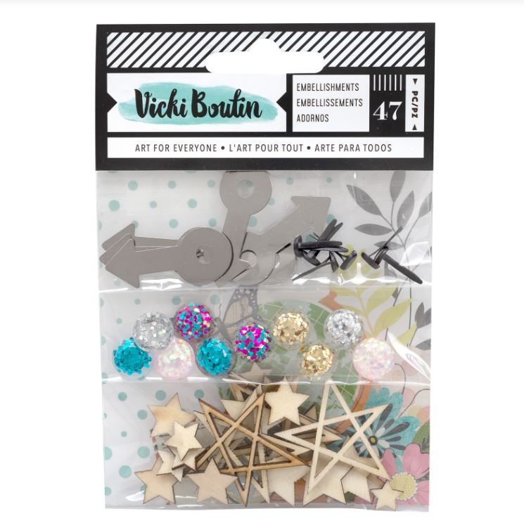 Let's Wander - Mixed Embellishments