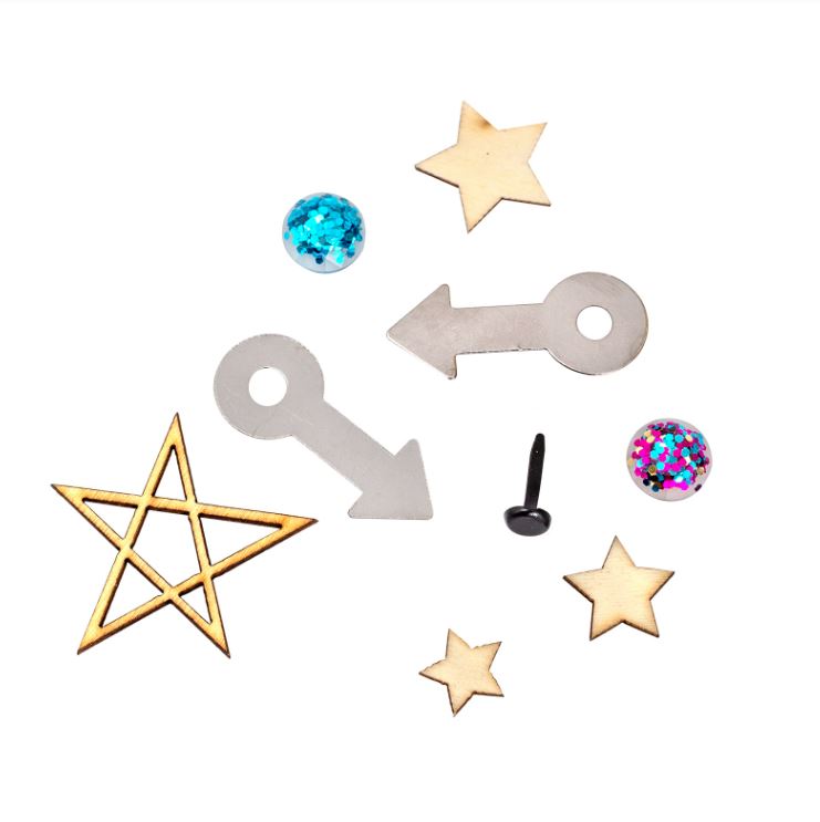 Let's Wander - Mixed Embellishments