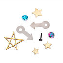 Let's Wander - Mixed Embellishments