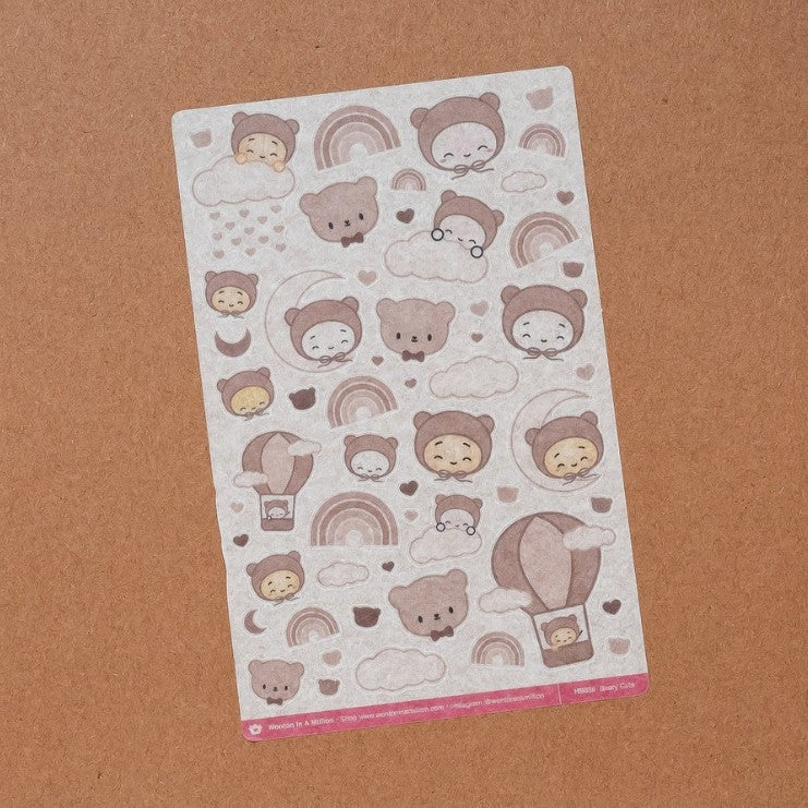 Beary Cute | Washi Stickers