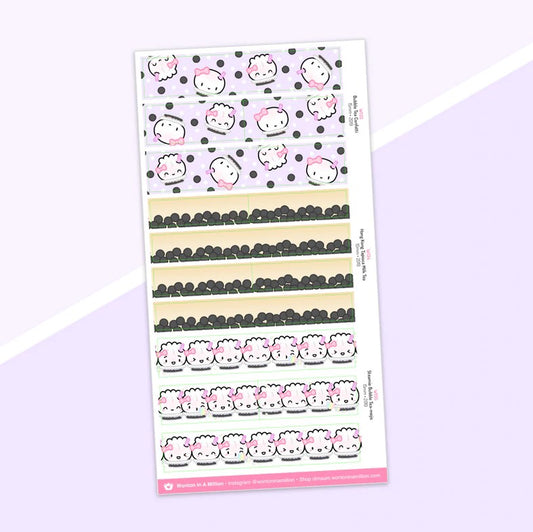 Bubble Tea | Washi Strips