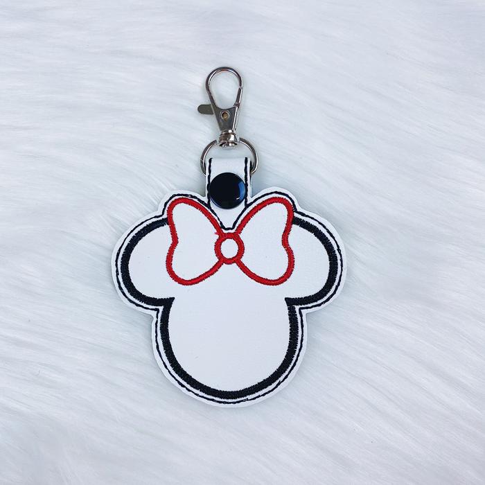 Minnie Feltie Snap-Tab Charm