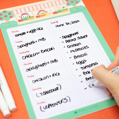Farmers Market Removable Adhesive Whiteboard