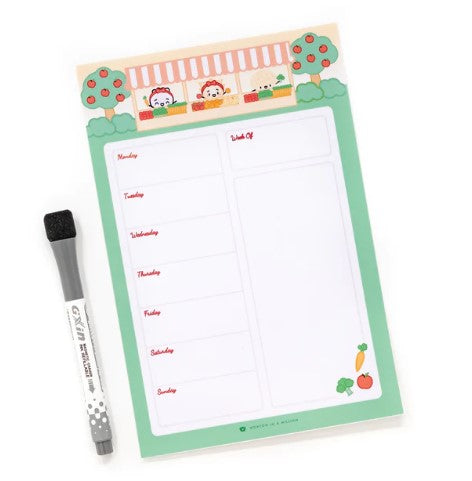 Farmers Market Removable Adhesive Whiteboard