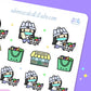 Winter Grocery Shopping | Sticker Sheet