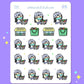 Winter Grocery Shopping | Sticker Sheet