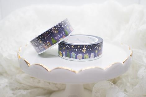 Winter Night Town | Washi