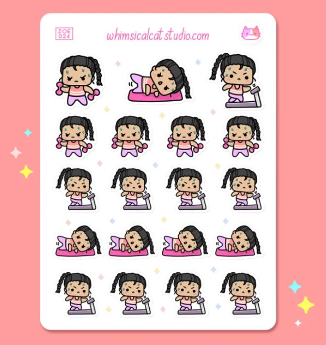 Workout | Sticker Sheet