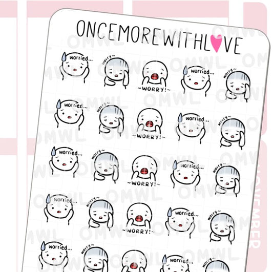 Worry | Sticker Sheet