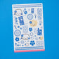 Porcelain | Washi Stickers