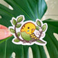 Green Yellow Budgie Parakeet | Vinyl Sticker
